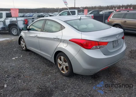 2013 Hyundai Elantra Gls z USA, uszkodzony, nr VIN 5NPDH4AE0DH233610